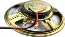 The flat round magnet hidden inside machines such as a radio and a loudspeaker