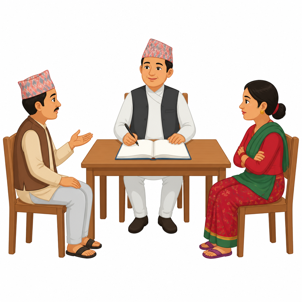 सानातिना झगडा गाउँमै मिलाइन्छ, त्यसैले जनताले अदालतसम्म धाइरहनु पर्दैन ।
