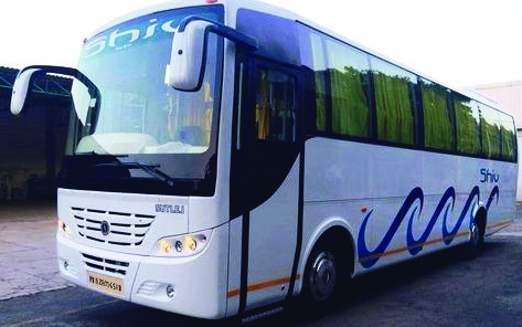 A long distance bus, cheaper per seat and able to carry many more passengers.