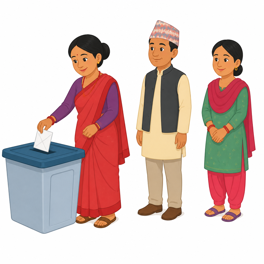 कानुनले तोकेको उमेर पुगेको नागरिकले मात्र मतदान गर्न पाउँछ।