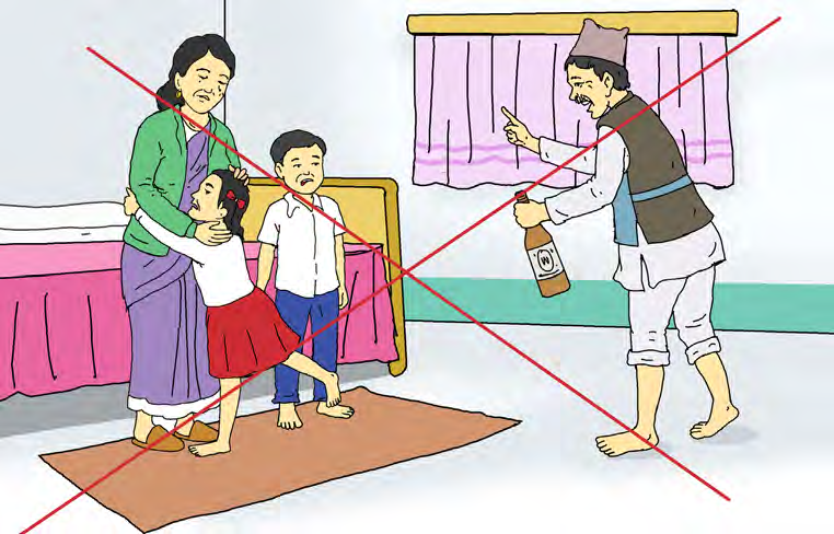 मद्यपान गरेर घरमा झगडा हुँदा सबैभन्दा बढी पीडा आमा र बालबालिकालाई पर्छ।