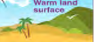 By day the sand and ground beside the sea grow hot quickly, and it is this hot surface that warms the air lying on it.