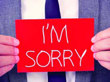 A written apology. The words look simple, but what they mean changes from culture to culture.