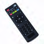 A television remote control. When a button is pressed, an infrared signal leaves its tip and travels to the television.