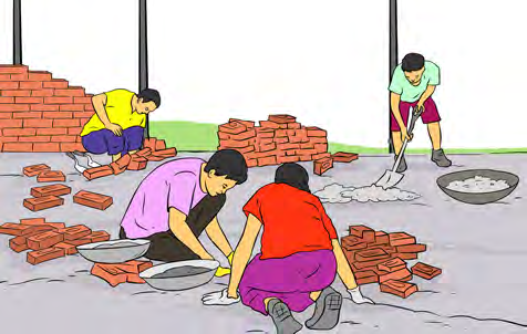 साझा उद्देश्य पूरा गर्न मिलेर काम गर्दा एउटाले भारी लाग्ने काम सबैलाई हलुका हुन्छ।