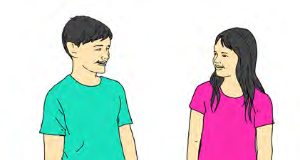 Two friends asking each other what they did the day before.