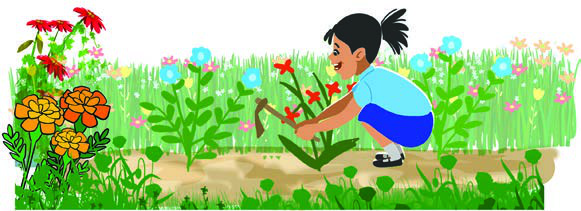 Gardening, the writer's favourite hobby and her second holiday plan.