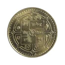 The coin can land showing a head (H) or a tail (T).