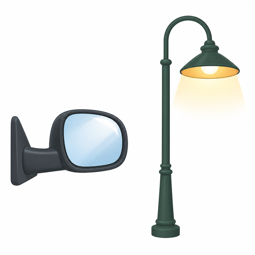 Places where a convex mirror is the right choice.