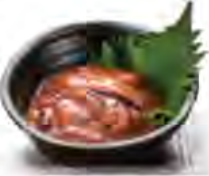 Shiokara: raw squid in salty, fermented squid belly
