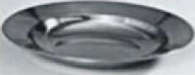A steel plate gets hot quickly in the sun, much faster than a ceramic plate.