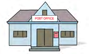 The post office.