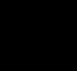 The tiles before they are arranged: one positive x², seven negative x tiles and six positive unit tiles.