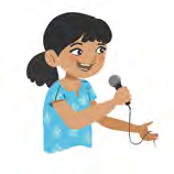 She can sing.