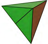 Turned a little, the same solid shows its other faces and the edge between them.