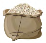 Rice grains can also be counted, but counting the whole sack would take so long that the count is hard to finish.