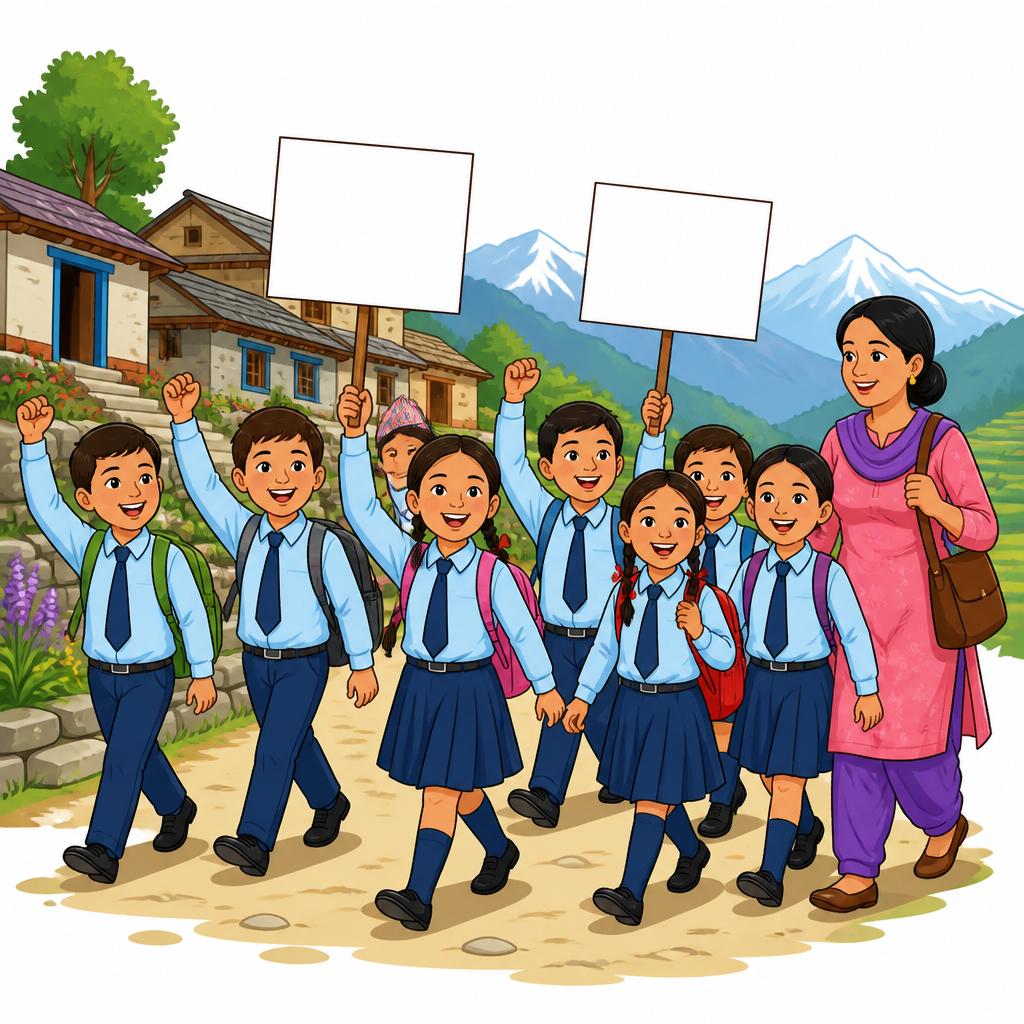 बालक्लबले सडकमा निस्केर आवाज उठाउँदा समुदायभरि चेतना फैलिन्छ ।
