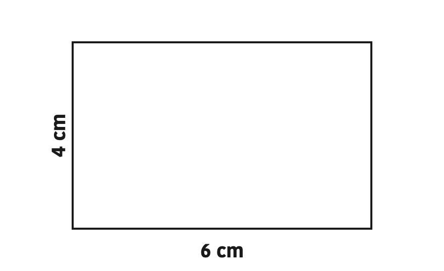 Before putting numbers into the formula, it must be clear which side is the length and which is the breadth.