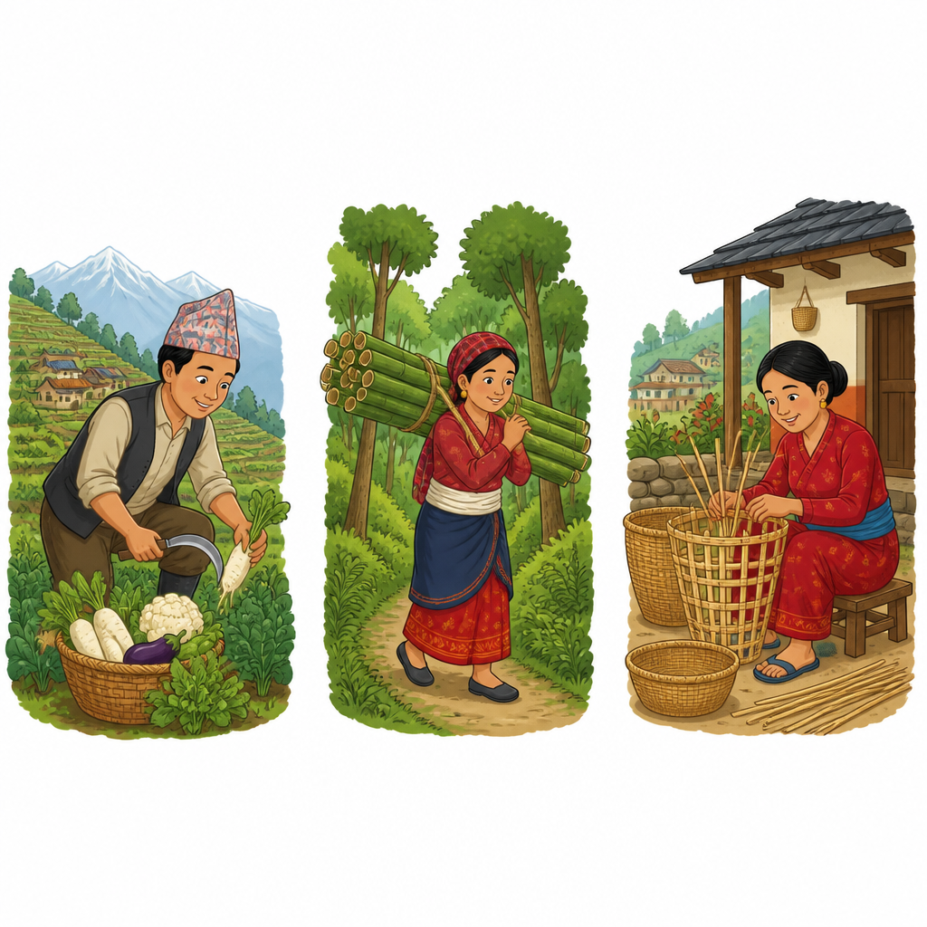 आफ्नै ठाउँको खेत, वन र घरेलु उद्योगबाट कमाइ हुन थालेपछि मानिसले काम खोज्न टाढा जानुपर्ने बाध्यता घट्दै गयो।