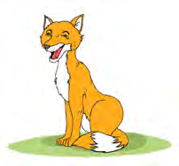 The silly fox that the song keeps questioning.