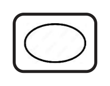 Ellipse: a closed curve stretched into an oval.