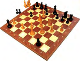 Chess: a game won by thinking ahead, not by running.