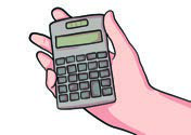 May I borrow your calculator, please?