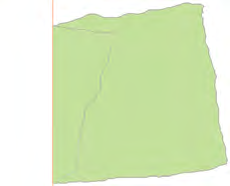 The first fold makes one straight crease along the paper.