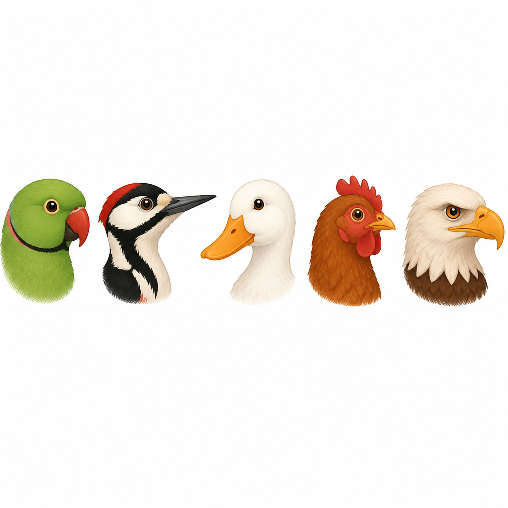 The shape of a beak alone tells you what the bird eats.