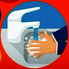 Washing the hands with running water and soap, the single most powerful hygiene habit.