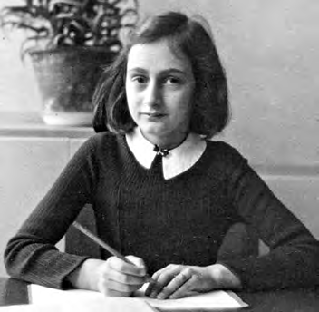 Anne Frank, the girl whose diary told the world what her family lived through.