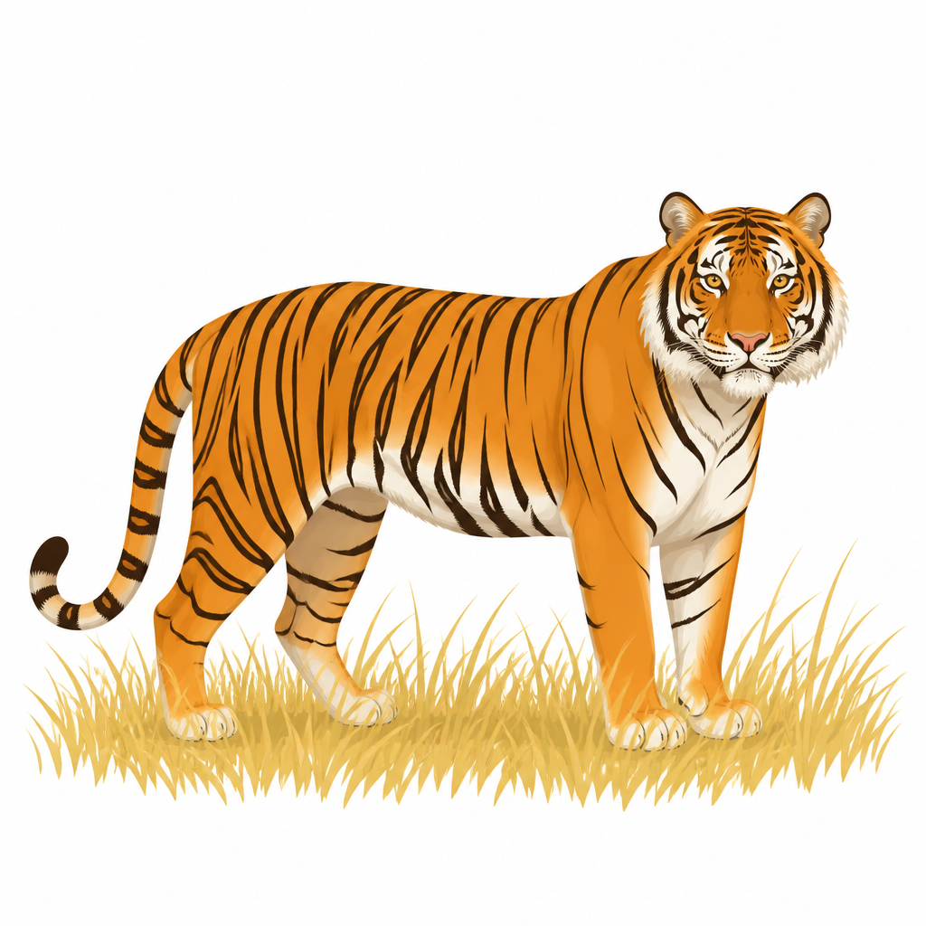 The grasslands and sal forests of the Terai are where the Bengal tiger lives.