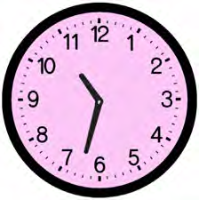 When the hour hand and the minute hand are widely open, an obtuse angle is formed on one side.