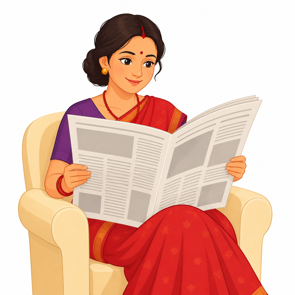 समाचारपत्र पढ्दा देशविदेशका घटना, विकासका समाचार र सम्पादकीय सबै एकै ठाउँमा भेटिन्छन् ।