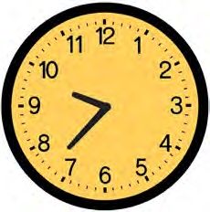 The same two hands make an angle of a different size at another time.