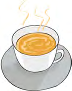 A steaming cup of tea. Ask: How much tea do you drink a day?