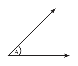 The larger angle, A.