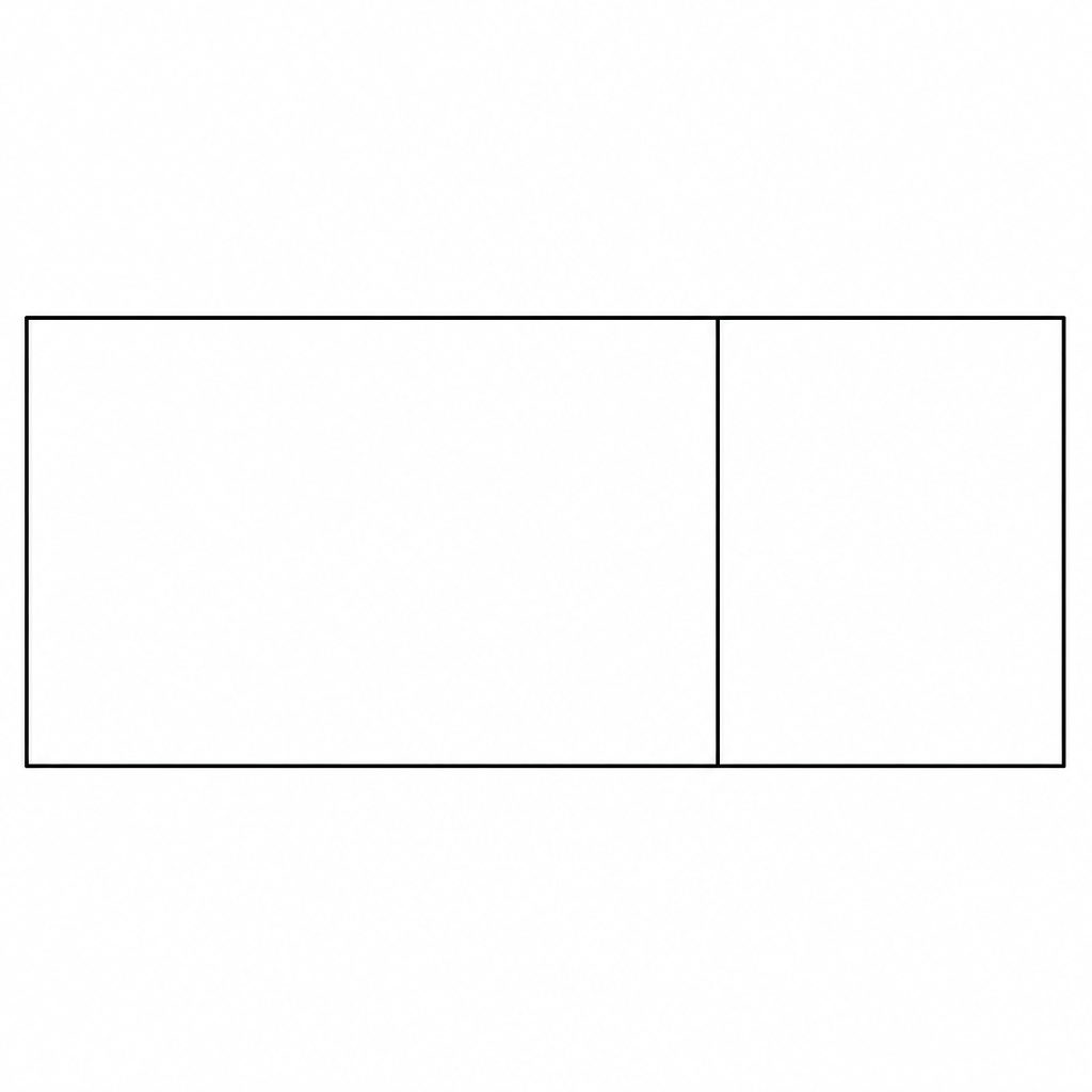 When two rectangles of equal breadth are placed together, their lengths lie end to end along one straight line.