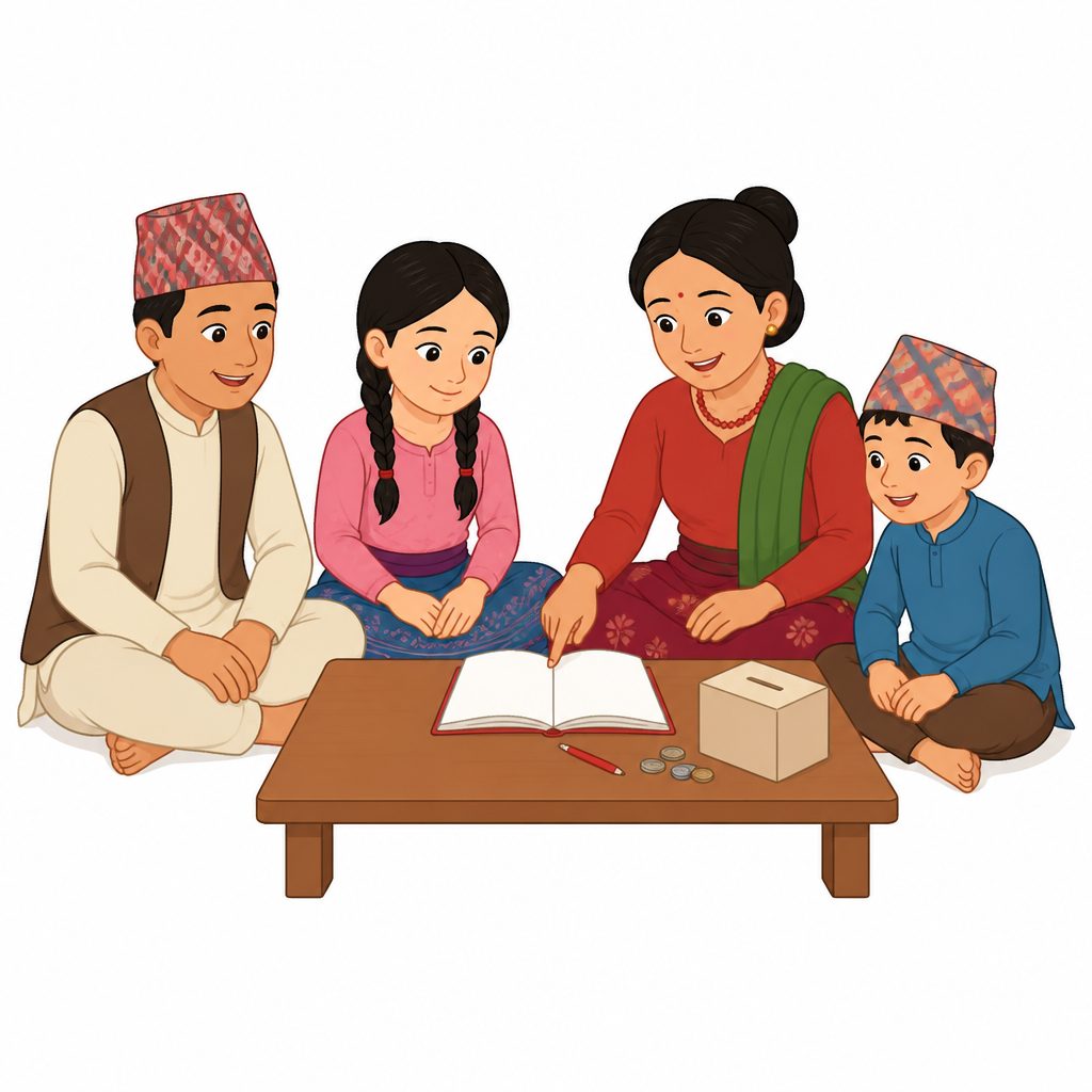 आवश्यक र अनावश्यक खर्च छुट्याएर घरको योजना बनाउने बानी नै मितव्ययिताको सुरुवात हो।