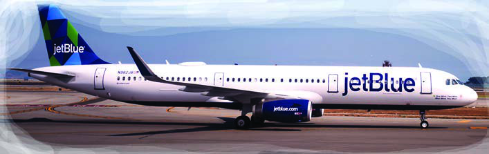 A JetBlue aircraft. After an ice storm wrecked a week of the airline's flights, its founder wrote an open letter of apology to every customer.