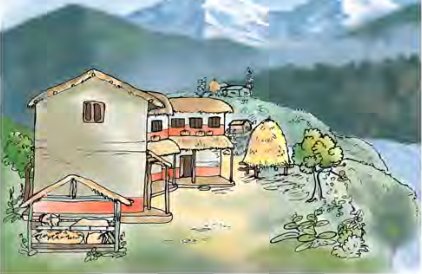 पहाडको पाखामा छरिएका यस्तै घरका मान्छेका लागि सदरमुकाम पुग्ने बाटोमा डल्ले खोला नै सबभन्दा ठुलो अवरोध हो।