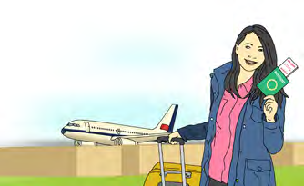 She will go abroad.