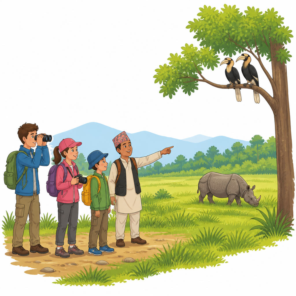 Visitors who come to see wild animals and birds bring an income to local people, and that is ecotourism.