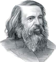 Dmitri Mendeleev arranged the elements in order of their atomic weight.