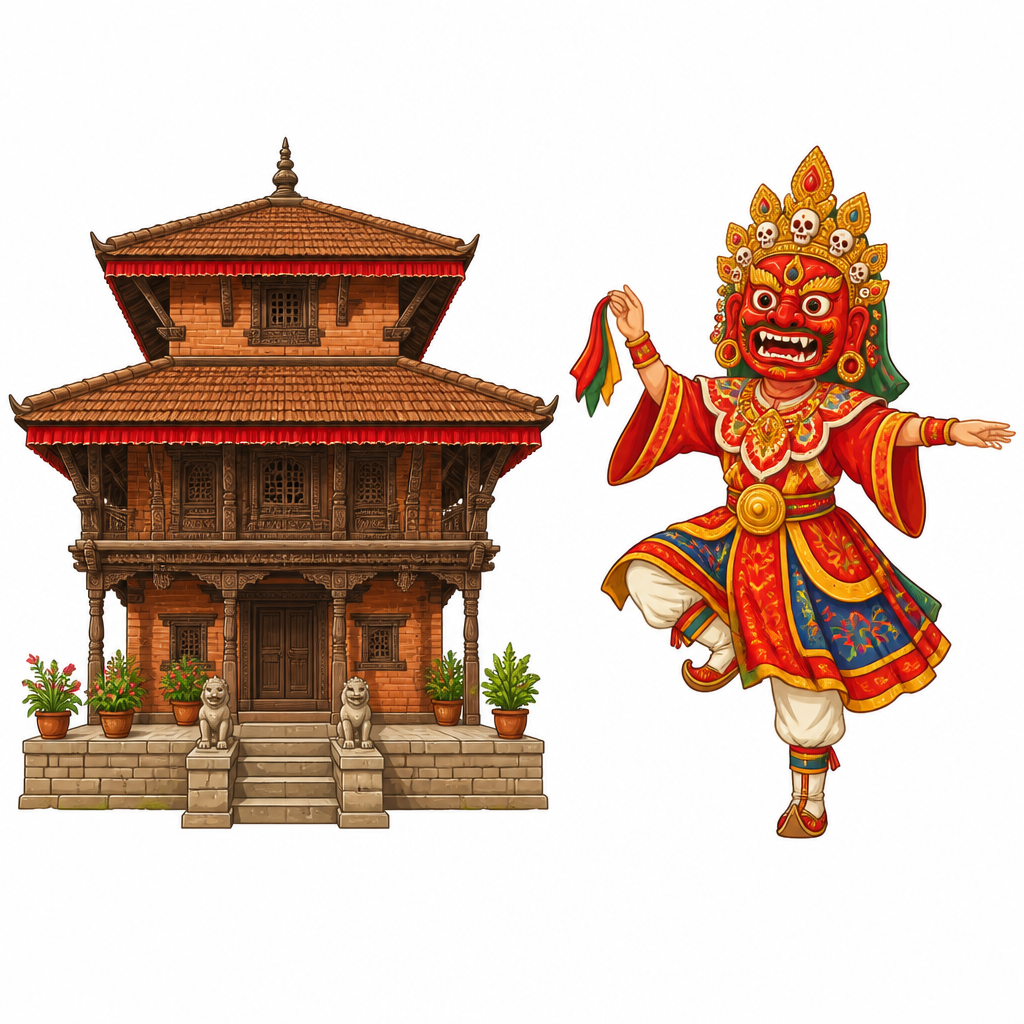 पुराना सम्पदा र मौलिक नाच पर्यटकले हेर्न चाहने कुरा हुन्, र तिनको जगेर्ना पर्यटनकै कारण झन् गम्भीरतासाथ हुन्छ।