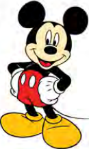 Mickey Mouse, created on a train journey just after Disney had lost Oswald, his animators and his contract.