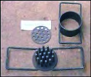 The moulder that presses the kneaded mixture into its fixed shape.