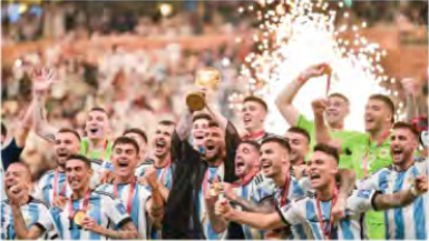 A team lifting a trophy. The cameras catch one moment of joy, but that moment stands on years of training, lost matches and hard work nobody filmed.