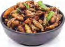 Deep-fried crickets, a staple in northern Thailand