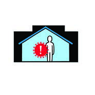 One sick person inside the house means the whole family must follow a plan to stay safe.